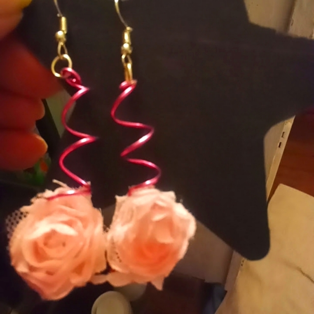 Custom handmade wire earrings